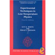 Experimental Techniques in Low-Temperature Physics by White, Guy K.; Meeson, Philip, 9780198514282