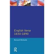 English Verse 1830 - 1890 by Fowler; Alastair, 9781138164284