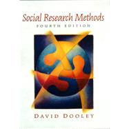 Social Research Methods by Dooley, David, 9780139554285