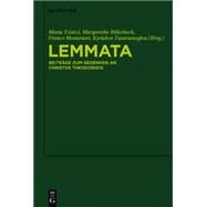 Lemmata by Tziatzi, Maria; Billerbeck, Margarethe; Montanari, Franco; Tsantsanoglou, Kyriakos, 9783110354287