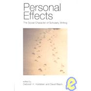 Personal Effects by Holdstein, Deborah H.; Bleich, David, 9780874214291