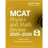 MCAT Physics and Math Review 2025-2026 Online + Book by Kaplan Test Prep, 9781506294292