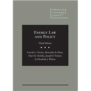 Energy Law and Policy(American Casebook Series) by Davies, Lincoln L.; Klass, Alexandra B.; Osofsky, Hari M.; Tomain, Joseph P.; Wilson, Elizabeth J., 9781647084301