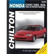 Chilton's Honda Civic and Del Sol 1996-00 Repair Manual by Maher, Kevin M. G., 9781563924309