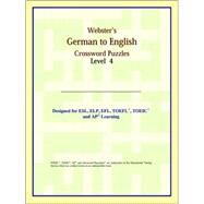 Webster's German to English Crossword Puzzles by ICON Reference, 9780497254315
