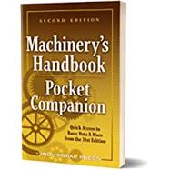 Machinery's Handbook Pocket Companion by Pohanish, Richard; Mccauley, Christopher, 9780831144319