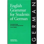English Grammar for Students of German by Zorach, Cecile; Melin, Charlotte, 9780934034319