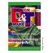 Textiles Technology for Key Stage 3 Course Guide: Teacher Support Pack by McArthur, Alex; Shepard, Tristram, 9780748744329