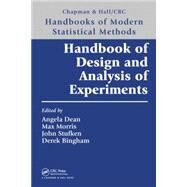 Handbook of Design and Analysis of Experiments by Dean; Angela, 9781466504332