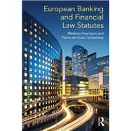 European Banking and Financial Law Statutes by Haentjens; Matthias, 9781138044333