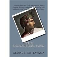 Three Philosophical Poets by Santayana, George, 9781507694343