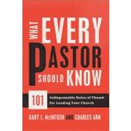What Every Pastor Should Know by McIntosh, Gary L.; Arn, Charles, 9780801014352