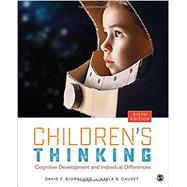 Children's Thinking by Bjorklund, 9781506334356