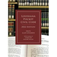 Louisiana Pocket Civil Code, 2022 Edition by Levasseur, Alain A., 9781531024376