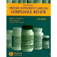 Dietary Supplement Labeling Compliance Review by Summers, James L., 9780813804378