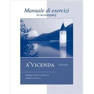 Workbook/Laboratory Manual t/a A vicenda: Lingua by Capek-Habekovic, Romana; Mazzola, Claudio, 9780073274379