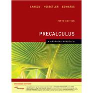 Precalculus A Graphing Approach, Enhanced Edition (with Enhanced WebAssign 1-Semester Printed Access Card) by Larson, Ron; Hostetler, Robert P.; Edwards, Bruce H., 9781439044384