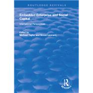 Embedded Enterprise and Social Capital: International Perspectives by Leonard,Simon;Taylor,Michael, 9781138734388