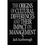 The Origins of Cultural...,Scarborough, Jack,9781567204391
