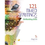 121 Timed Writings with Skillbuilding Drills (with MicroPace Pro Individual) by Clayton, Dean, 9780538444392