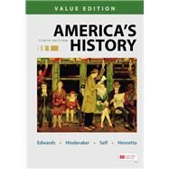 America's History, Value Edition, Combined by Edwards, Rebecca; Hinderaker, Eric; Self, Robert O.; Henretta, James A., 9781319244392
