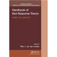 Handbook of Item Response Theory, Three Volume Set by Van Der Linden; Wim J., 9781466514393