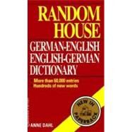 Random House German-English English-German Dictionary Second Edition by DAHL, ANNE, 9780345414397