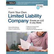 Form Your Own Limited Liability Company by Mancuso, Anthony, 9781413324402