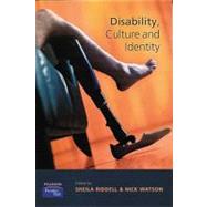 Disability, Culture and Identity by Riddell; Sheila, 9780130894403