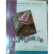 Telecourse Guide for A Writer's Exchange by Gong; Dragga, 9780321084408