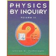 Physics By Inquiry, Volume 2, by McDermott, 9780471144410