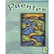 Puentes: Spanish for Intensive and High-Beginner Courses by Marinelli, Patti J., 9780838424414