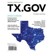 TX.GOV (with CourseMate Printed Access Card) by Maxwell, William Earl; Crain, Ernest; Santos, Adolfo, 9781133964414