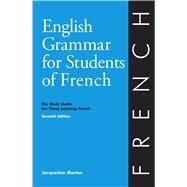 English Grammar for Students of French by Morton, Jacqueline; Neu, Helene (COL), 9780934034425