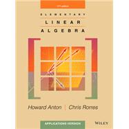 Student Solutions Manual to accompany Elementary Linear Algebra, Applications version by Anton, Howard, 9781118464427