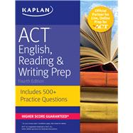 ACT English, Reading & Writing Prep Includes 500+ Practice Questions by Unknown, 9781506214429