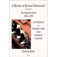 A History of Russian Christianity by Shubin, Daniel H., 9780875864433