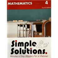 Simple Solutions Mathematics Grade 4 by Simple Solutions, 9781608734436