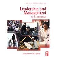 Leadership and Management for HR Professionals by Porter,Keith, 9781138154452