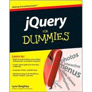 jQuery For Dummies by Beighley, Lynn, 9780470584453