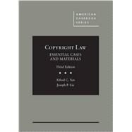 Copyright Law, Essential Cases and Materials by Yen, Alfred C.; Liu, Joseph P., 9781634594455