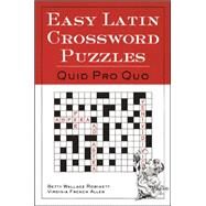 Easy Latin Crossword Puzzles by Robinett, Betty Wallace; Allen, Virginia French, 9780844284460