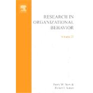 Research in Organizational Behavior : An Annual Series of Analytical Essays and Critical Reviews by Staw, Barry M.; Sutton, Robert I., 9780080544465