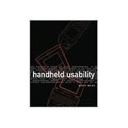 Handheld Usability by Weiss, Scott, 9780470844465