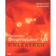 Macromedia Dreamweaver MX Unleashed by Pizzi, Matthew; Ruvalcaba, Zak, 9780672324468
