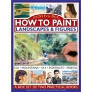 How To Paint:  Landscapes & Figures A Painting Box Set of Two Hardback Books by Hoggett, Sarah; Milne, Vincent; Edgar, Abigail, 9780754824473