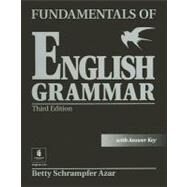 Fundamentals of English Grammar, With Answer Key by Azar, Betty Schrampfer, 9780130494474