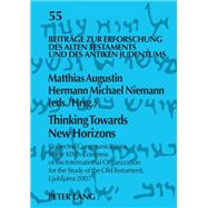 Thinking Towards New Horizons by Augustin, Matthias; Niemann, Hermann Michael, 9783631584477