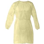 Disposable Isolation Gown Size: Universal (Yellow - Single Quantity)  (NO RETURNS ALLOWED) by NOBLES HEALTH CARE PRODUCT SOLUTIONS, 8780000154478