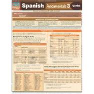 Spanish Fundamentals 3 Verbs by BARCHARTS INC, 9781423214496